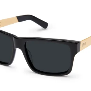 9five gafas de sol Caps LX negras y doradas