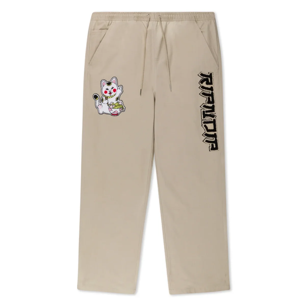 ripndip pantalon lucky nerm wide leg