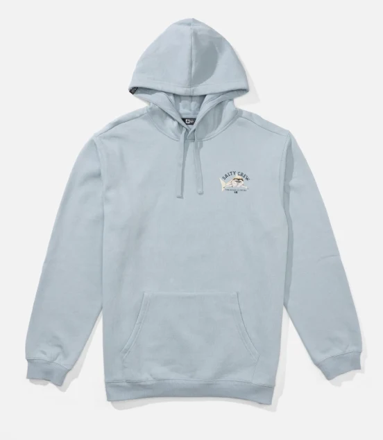 salty crew sudadera lurking fleece blue fog - Imagen 3