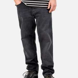 reell pantalon lowfly 2 black denim