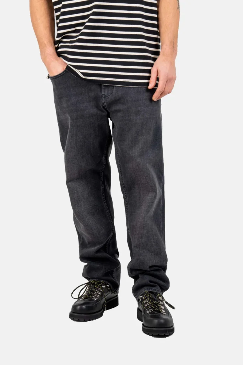 reell pantalon lowfly 2 black denim