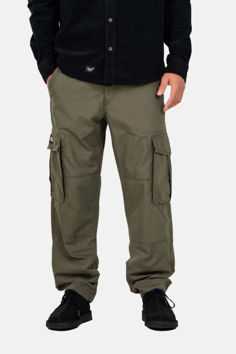 reell pantalon cargo ripstop olive