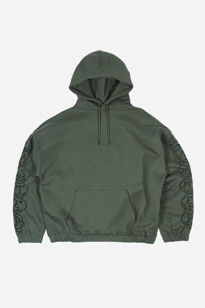 wasted paris sudadera bury boxy linche green
