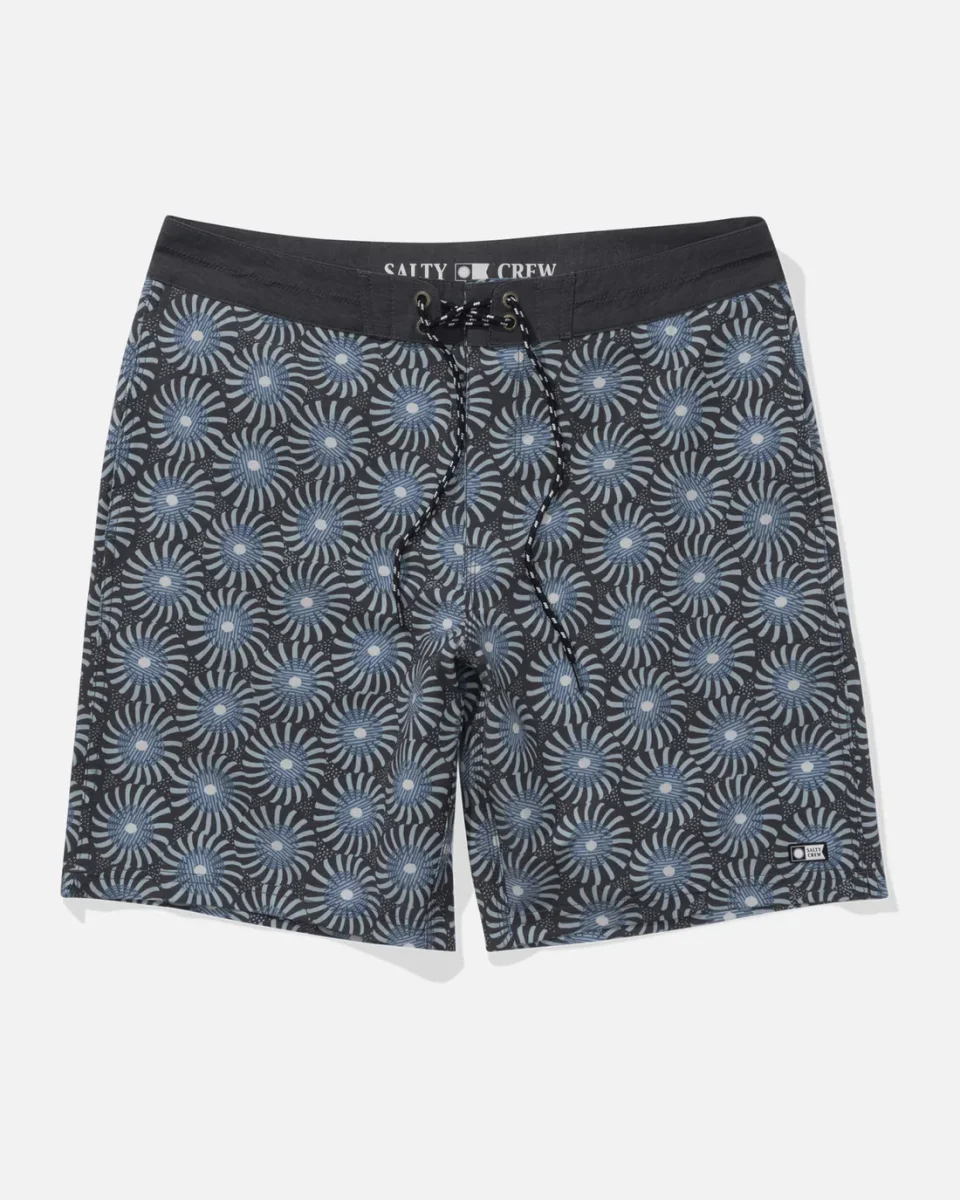 salty crew bermuda uni farm boardshort black