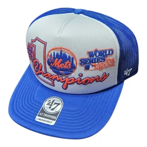 47 brand gorra trucker new york mets world series 1986