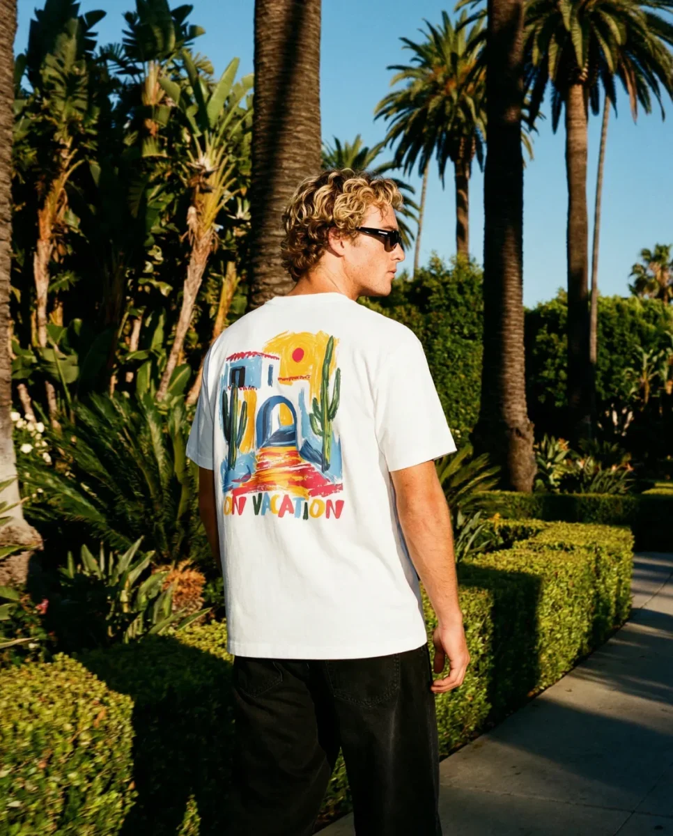 on vacation camiseta mexico white