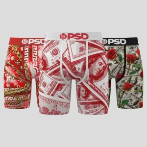 psd boxer red luxury 3pack