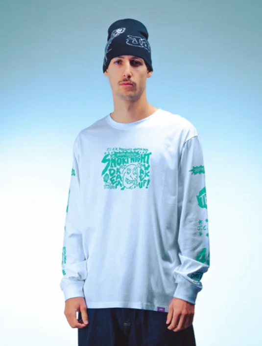 jacker camiseta wakeup long sleeves white