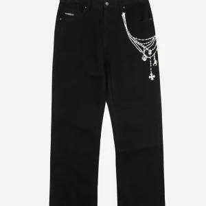 wasted paris pantalon faith manc black