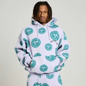 grimey sudadera Chief Watcher All Over Print Boxy Purple