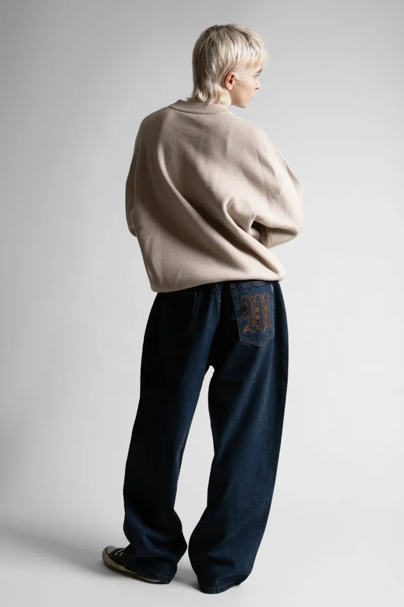 wasted paris pantalon signature rod raw blue