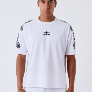 project x paris camiseta bordado white