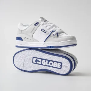 globe zapatilla fusion blue white