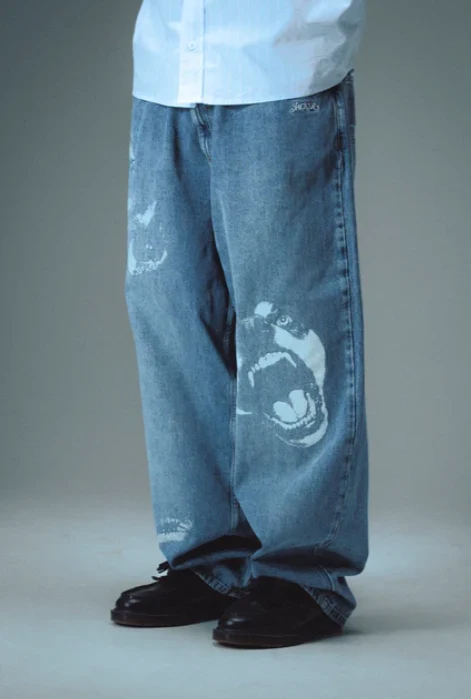 jacker pantalon fearlees denim baggy