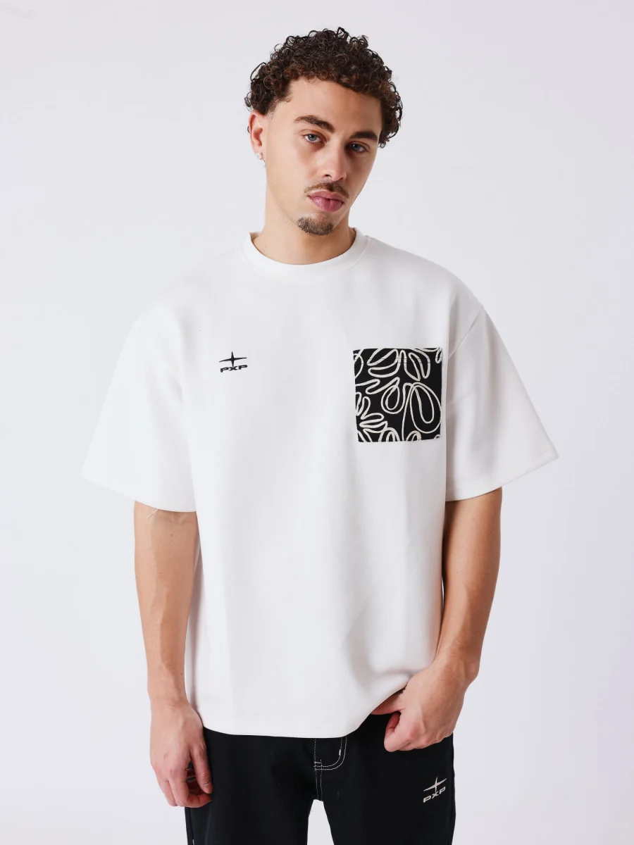 project x paris camiseta bolsillo bordado