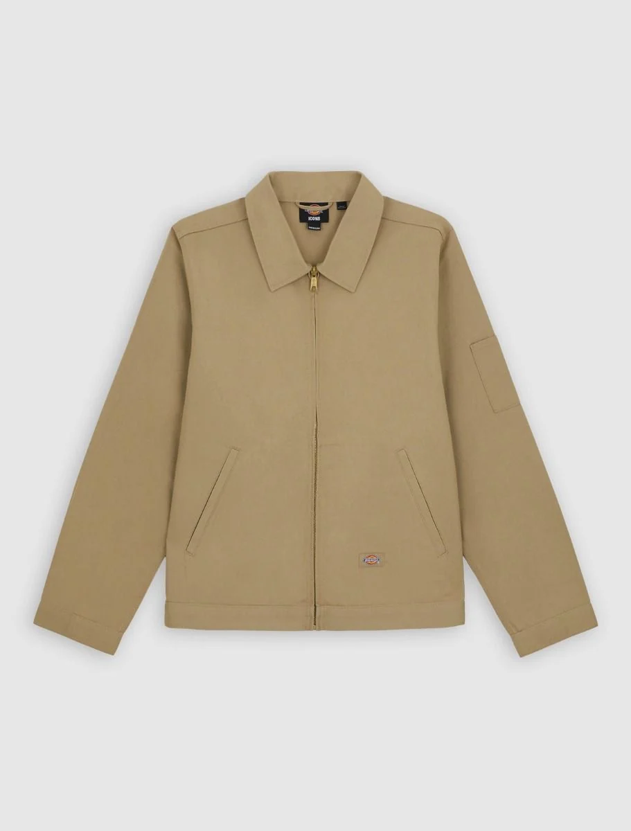 dickies chaqueta lined eisenhowr khaki - Imagen 4
