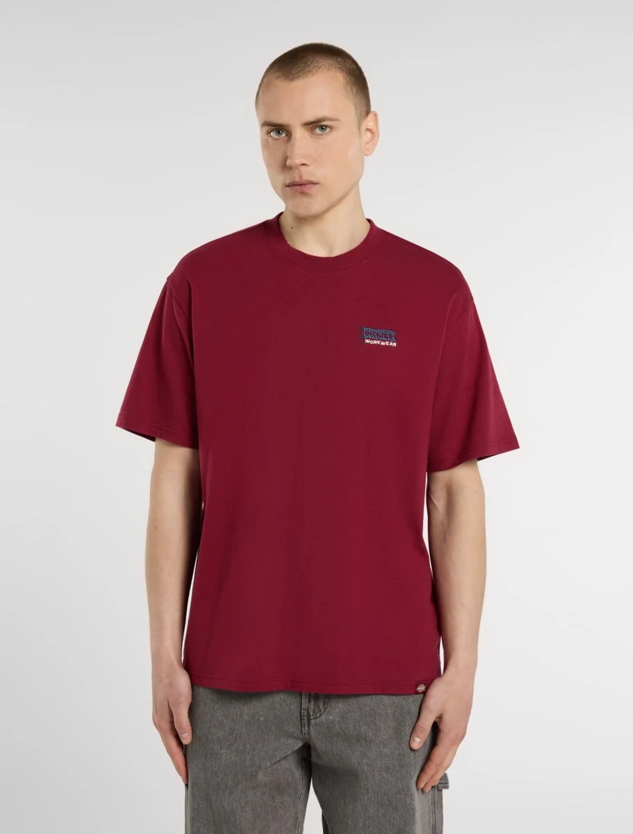 dickies camiseta flag  tibetan red