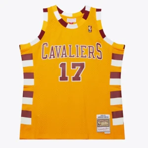 mitchell & ness camisilla Anderson Varejao Gold Cleveland Cavaliers 2004/05 Hardwood Classics Swingman Jersey
