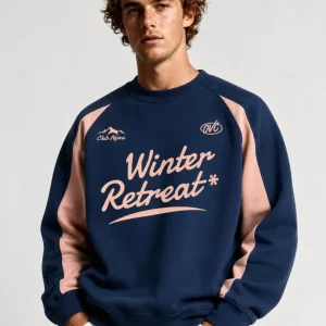 on vacation sudadera Winter Retreat Sweater - Apricot