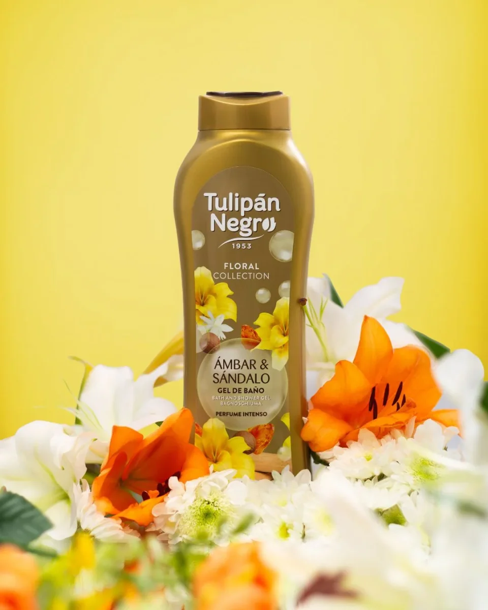 GEL FLORAL AMBAR Y SANDALO