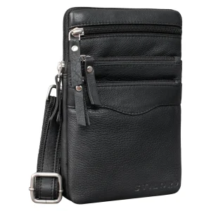 Segunda Opción "Aria" Bolsa de pecho de cuero