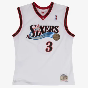 mitchell & ness camisilla Allen Iverson Philadelphia 76ers 2000-01 White