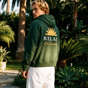 on vacation sudadera Time2Relax Hoodie Dark Green