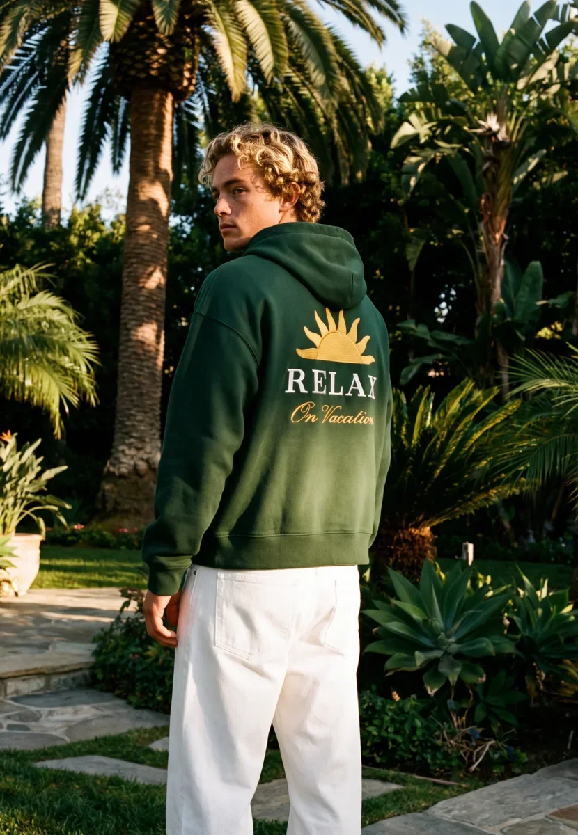 on vacation sudadera Time2Relax Hoodie Dark Green