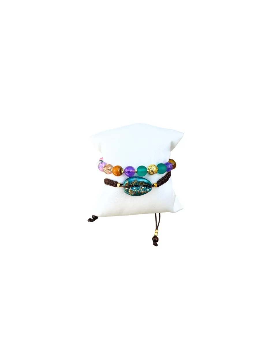 Pulsera Shell Blue