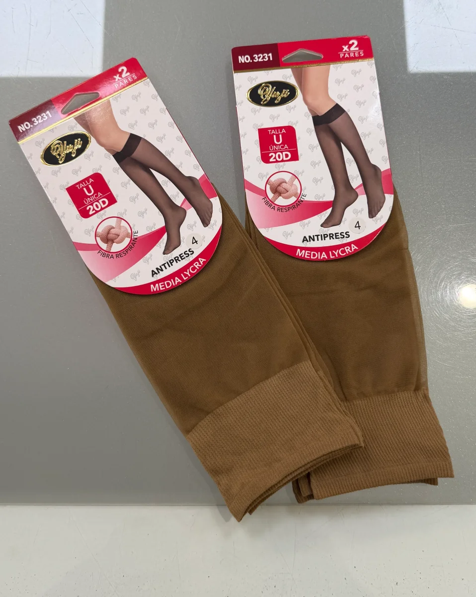 2 PARES MEDIAS CALCETIN Nº4