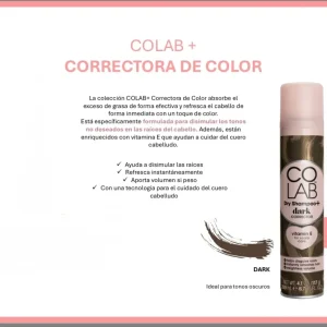 CHAMPU EN SECO CORECTOR COLOR DARK COLAB