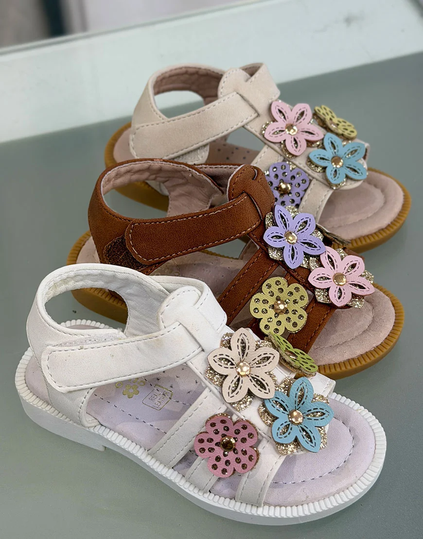 SANDALIA NIÑA FLORES 20/25