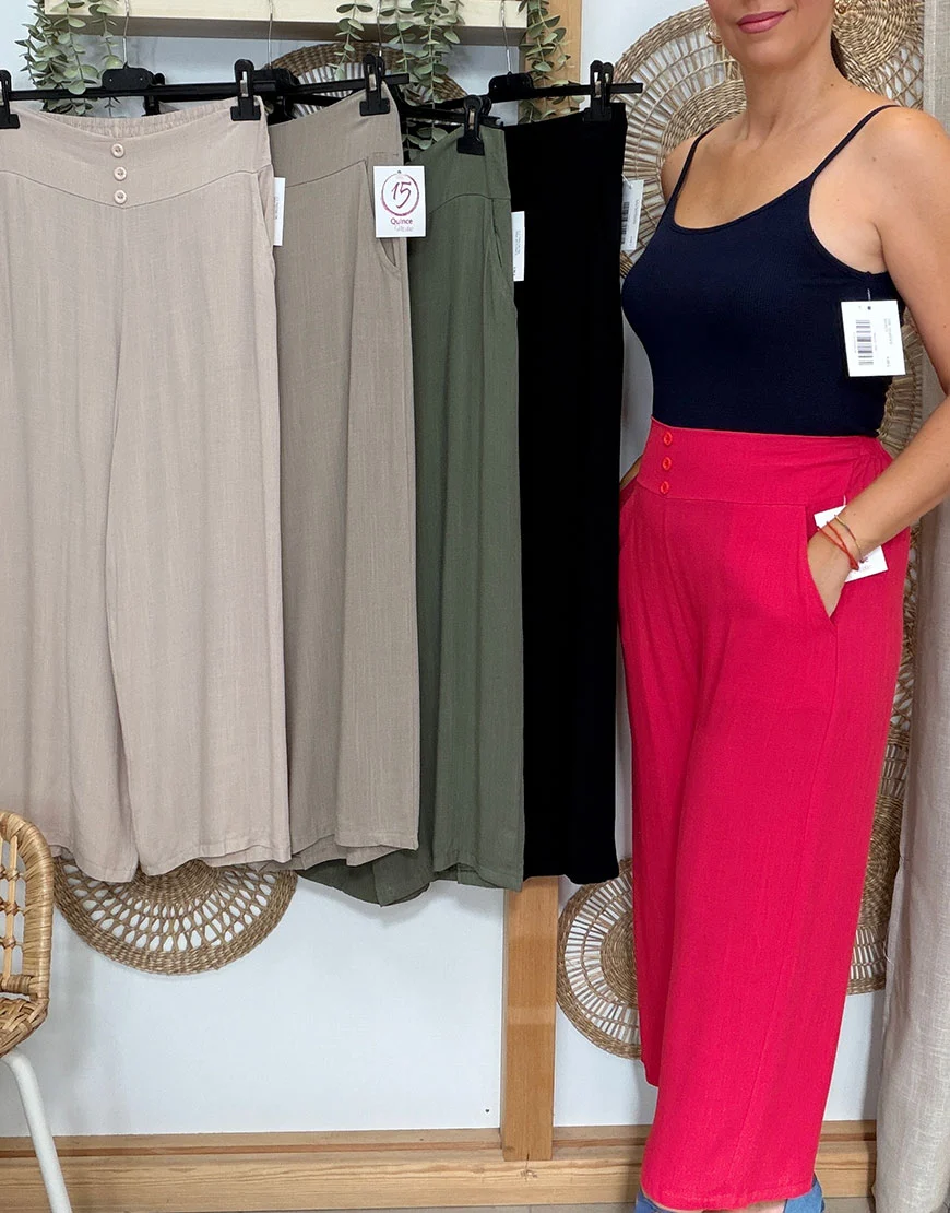 2.0 PANTALON MIDI BOTONES