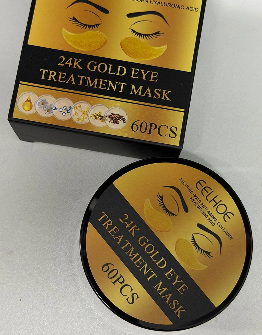 24 K. MASCARILLA OJOS 60 PIEZAS