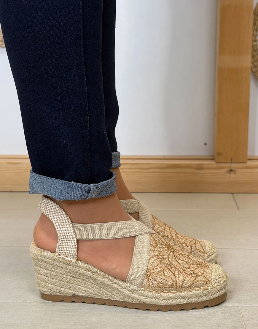 ESPARTINA CRUZADA FLORAL 36/41