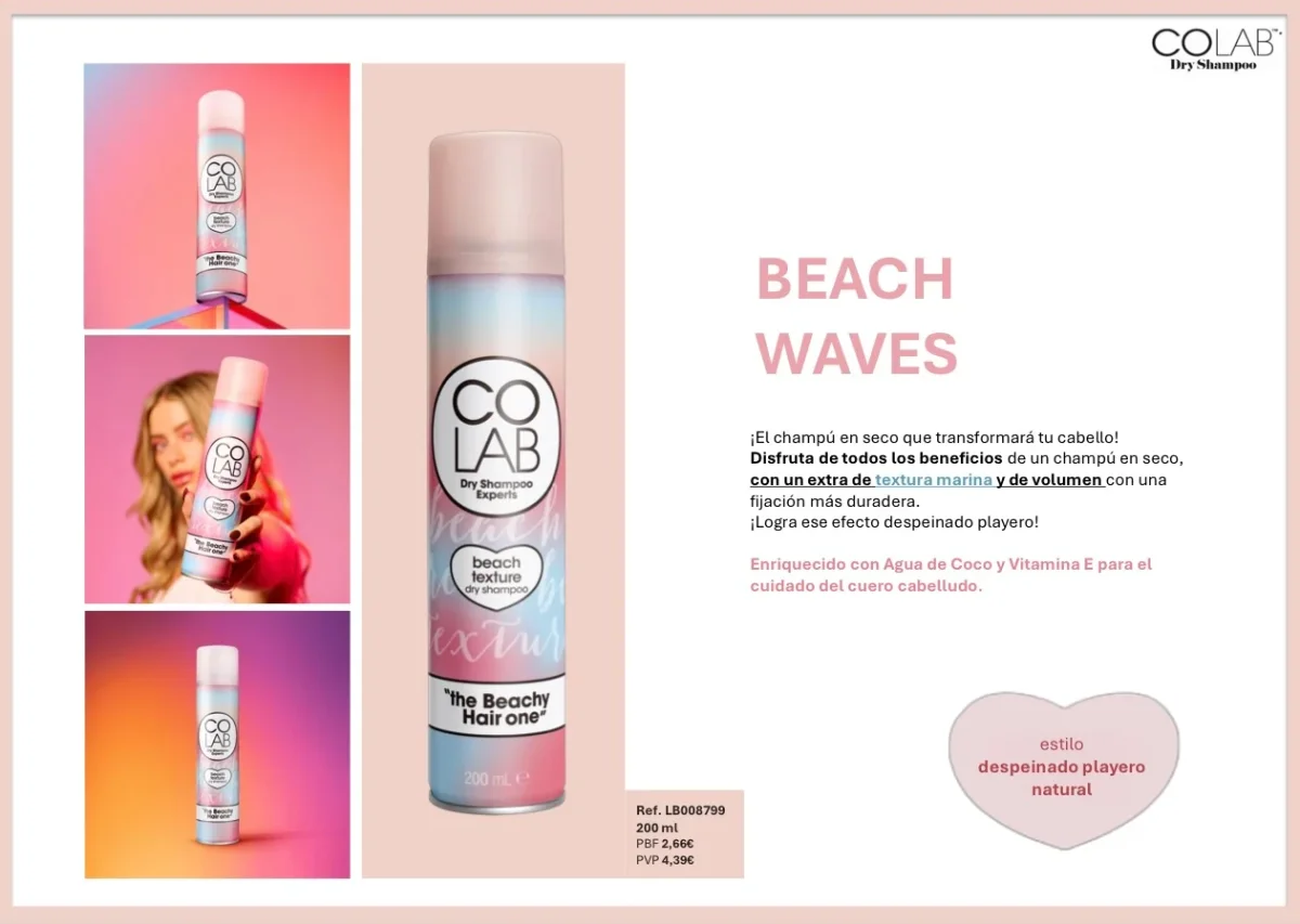 CHAMPU EN SECO BEACH WAVES COLAB