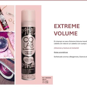 CHAMPU EN SECO EXTREME VOLUME COLAB
