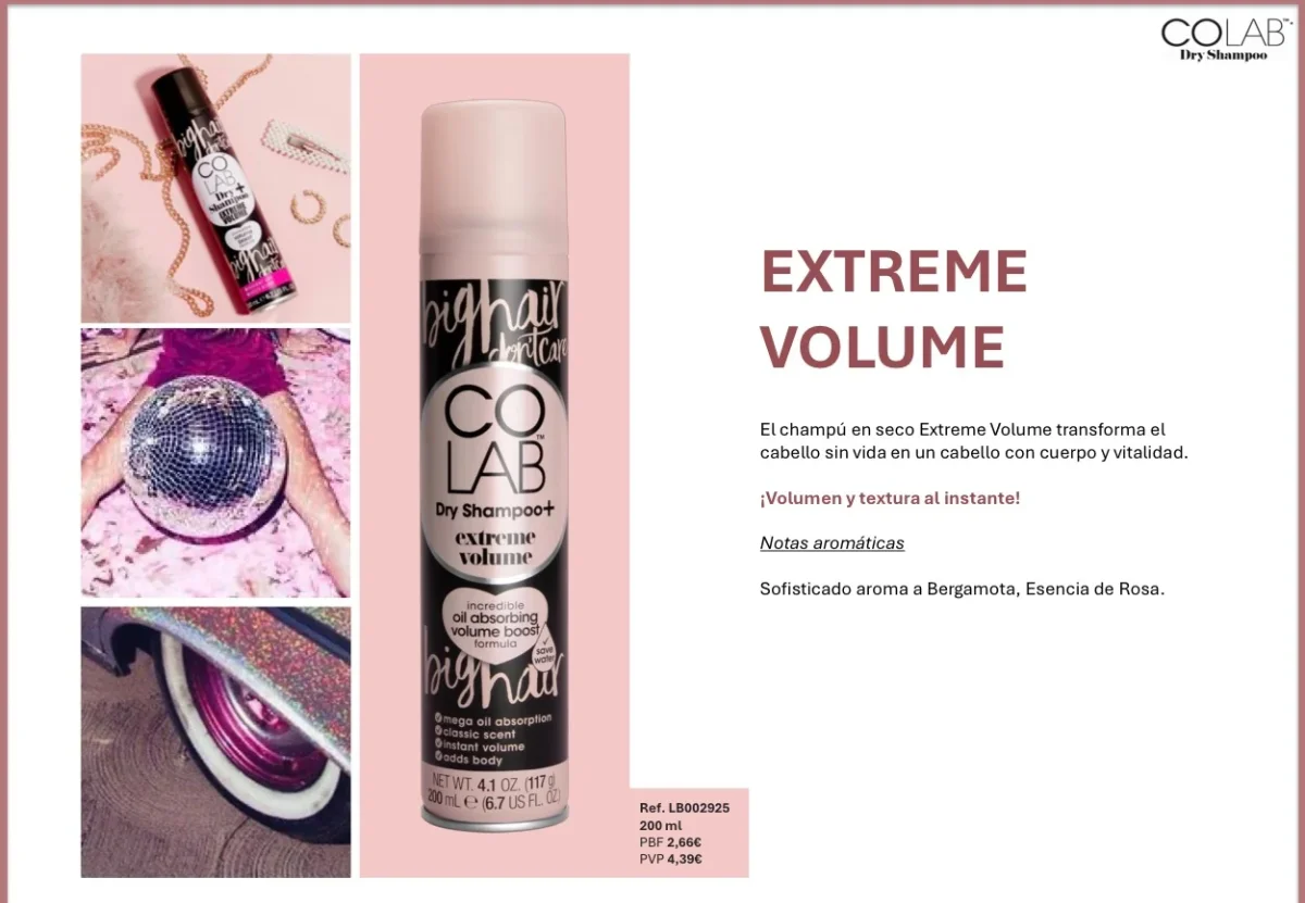 CHAMPU EN SECO EXTREME VOLUME COLAB