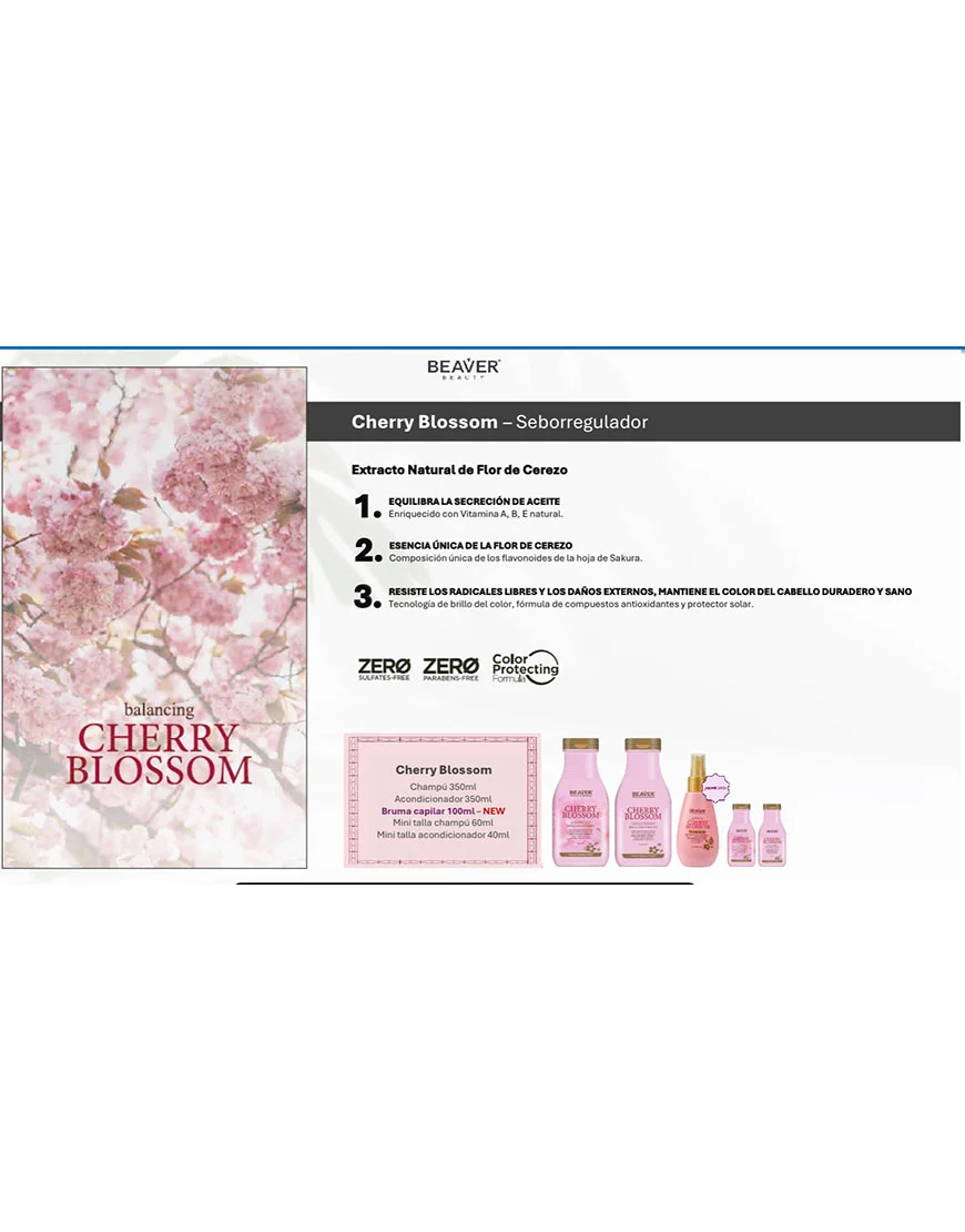 BRUMA CAPILAR BEAVER CHERRY BLOSSOM - Imagen 3
