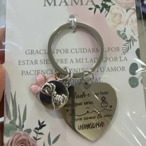 4. LLAVERO ACERO MAMA MADRE NO HAY MAS QUE UNA...