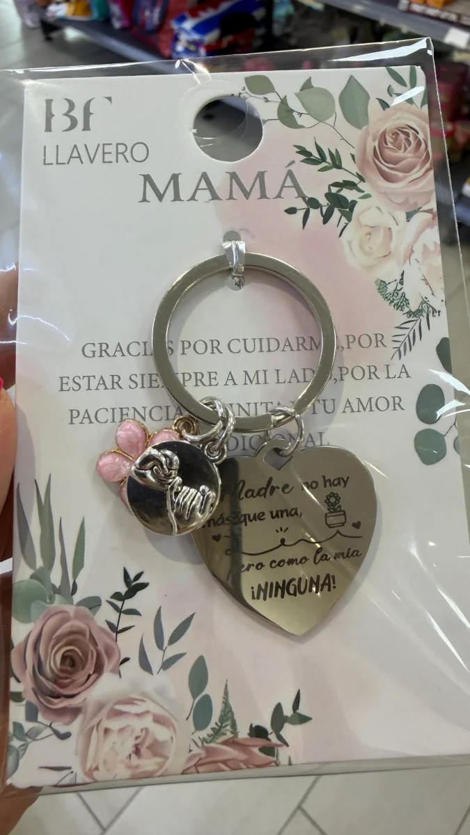 4. LLAVERO ACERO MAMA MADRE NO HAY MAS QUE UNA…