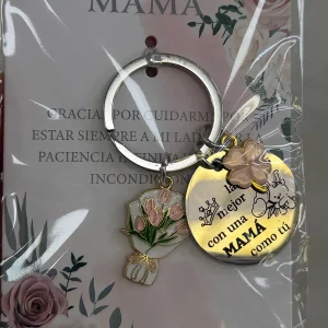 10. LLAVERO ACERO MAMA - LA VIDA ES MEJOR CON UNA MAMA COMO TU