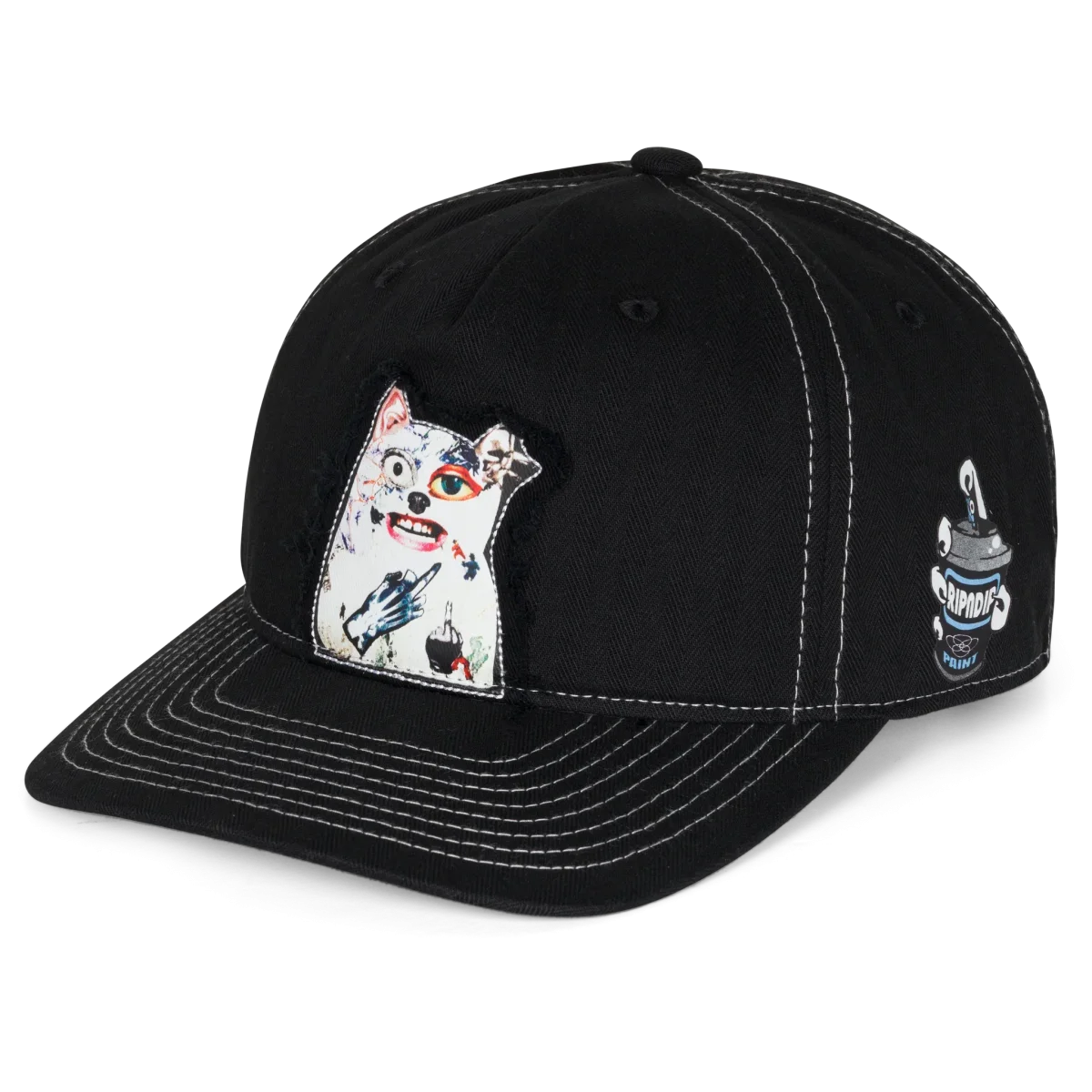 ripndip gorra collage snapback