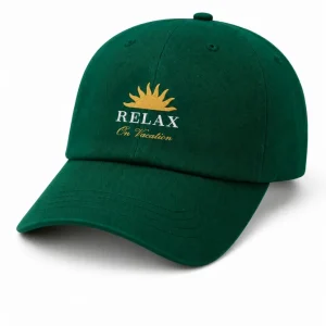 on vacation gorra Time2Relax Cap - Dark Green