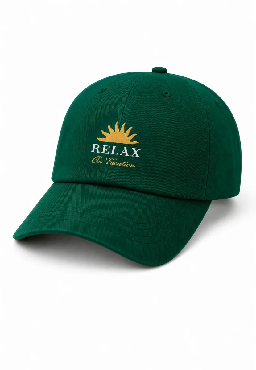 on vacation gorra Time2Relax Cap – Dark Green