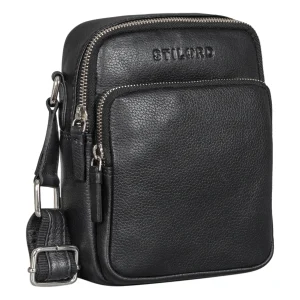 "Maxi" Bolsa Cuero para Hombre Pequeña Crossbody Elegante para Hombro