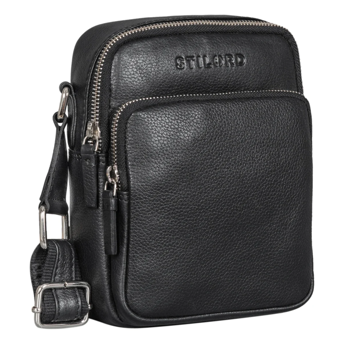 «Maxi» Bolsa Cuero para Hombre Pequeña Crossbody Elegante para Hombro