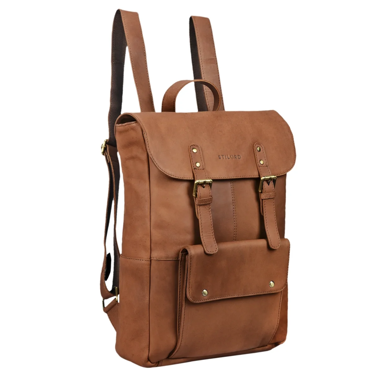 «Manila» Mochila piel vintage mujer y hombre