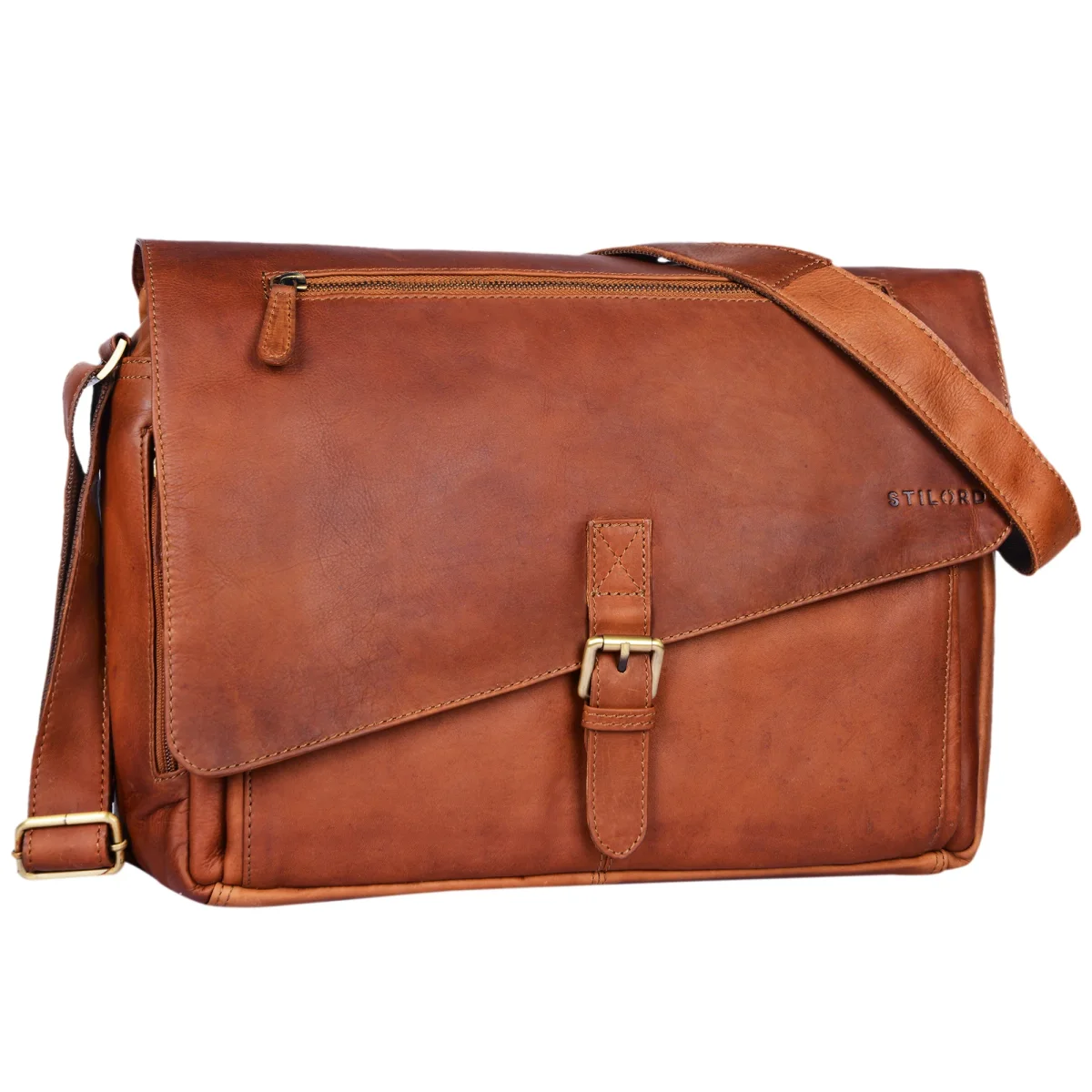«Merlin» Bolsa Vintage De Cuero Para Mujeres Y Hombres Maletín