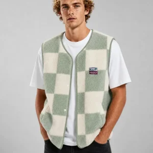 on vacation chaleco Wanderlust Fleece Vest - Mint